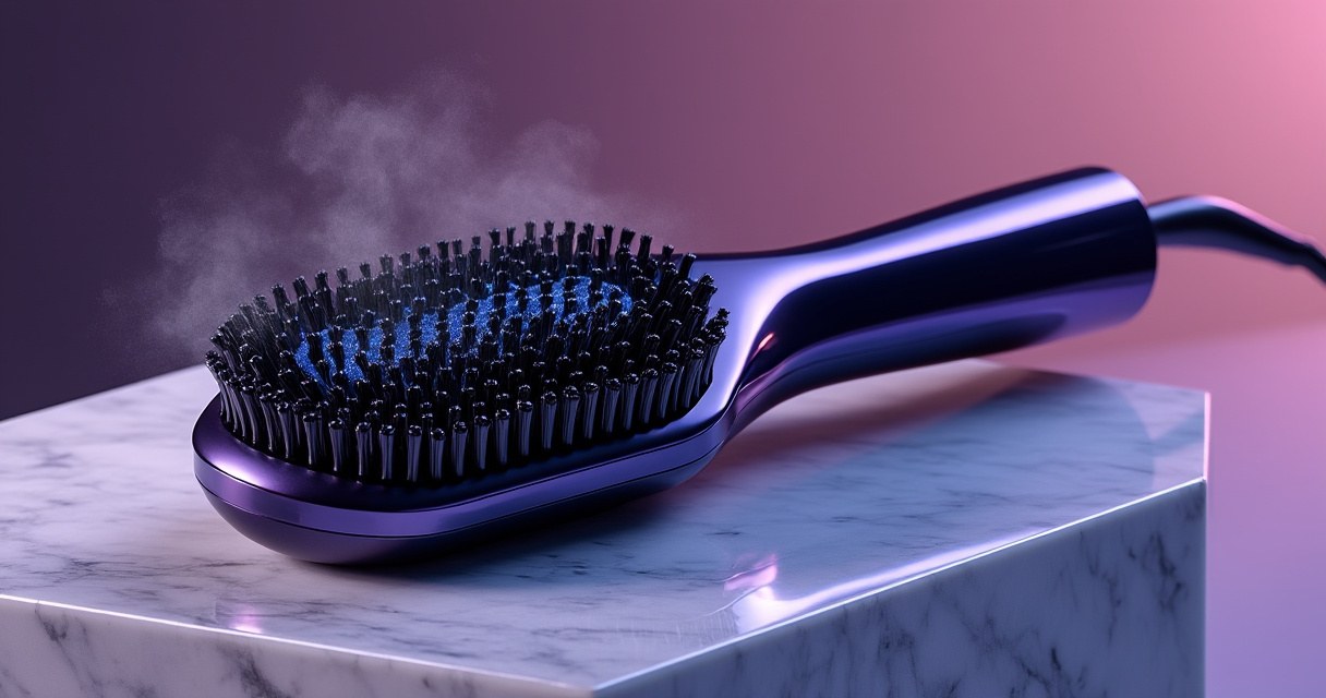 Ionen-Airstyler beim Styling